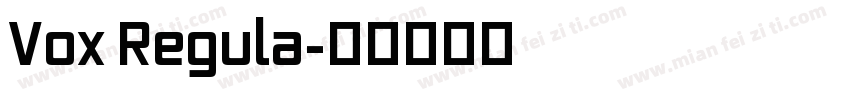 Vox Regula字体转换
